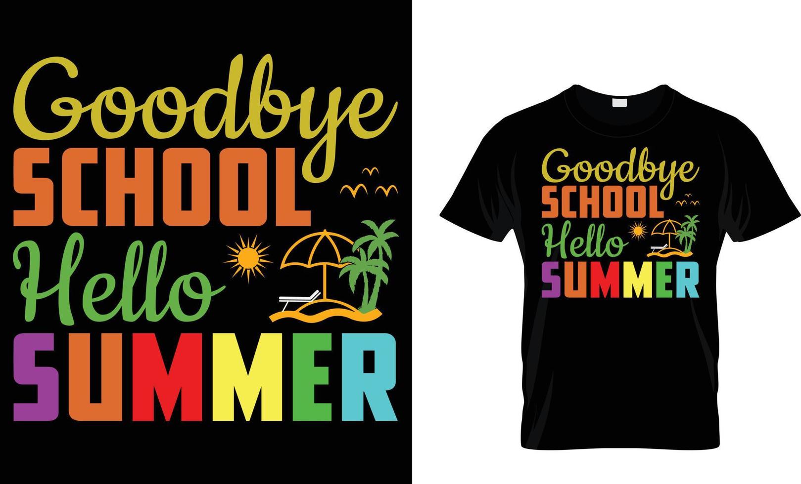 sommar, semester, typografi, surfing t-shirt design vektor