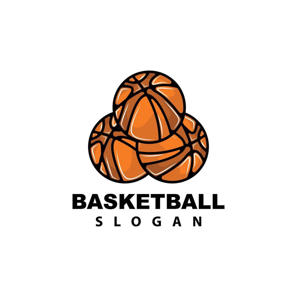 sport logotyp, basketboll logotyp vektor, enkel minimalistisk design, ikon, symbol, illustration vektor