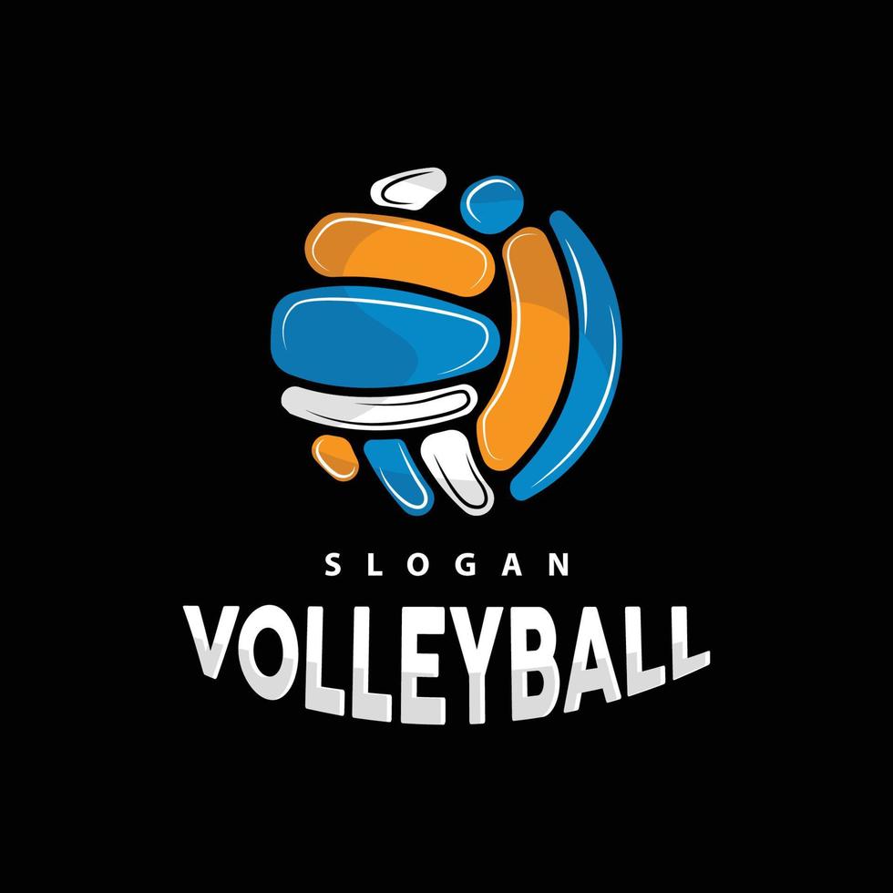 volleyboll logotyp, sport enkel design, värld sporter turnering vektor, illustration symbol ikon vektor