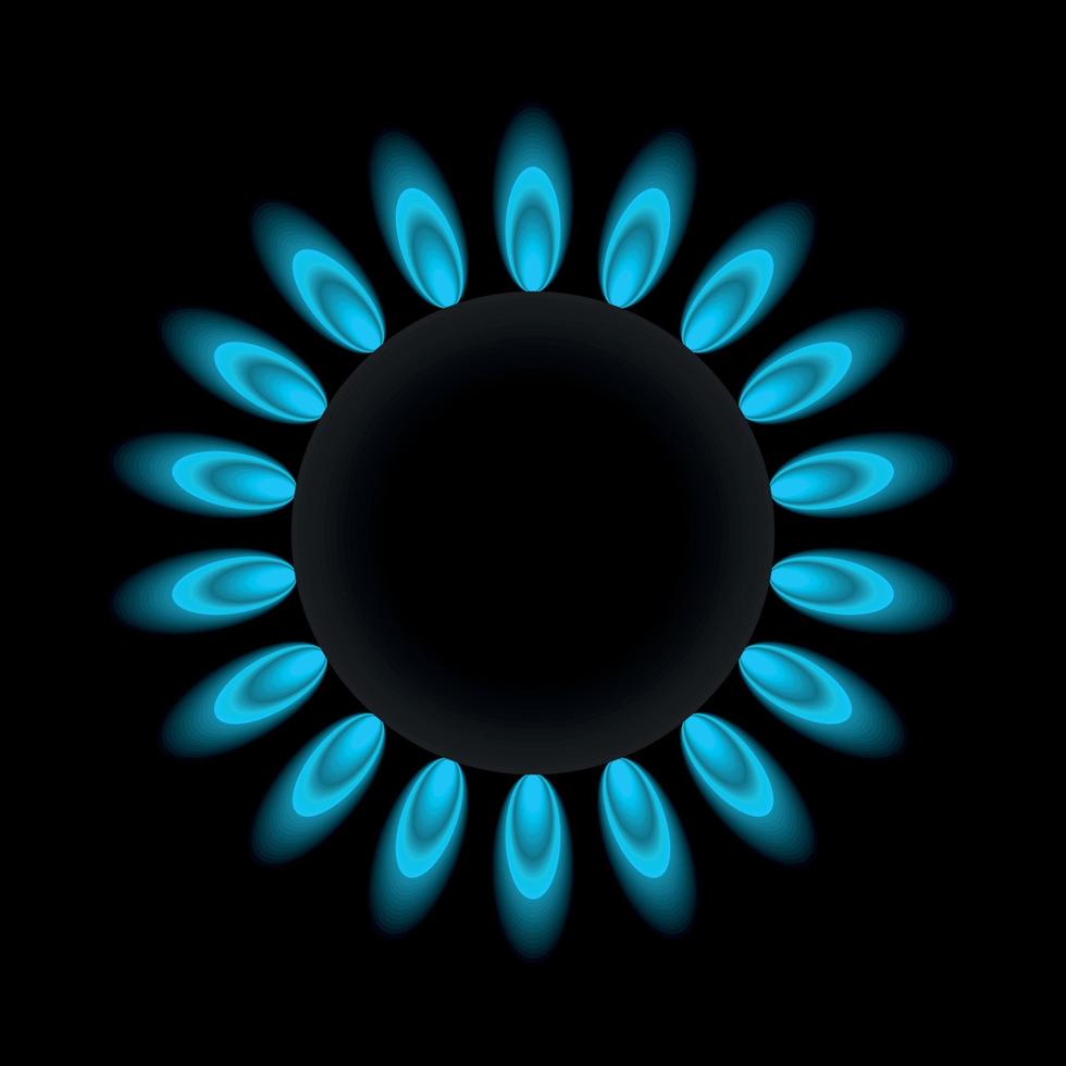 vektor illustration av en gas brännare