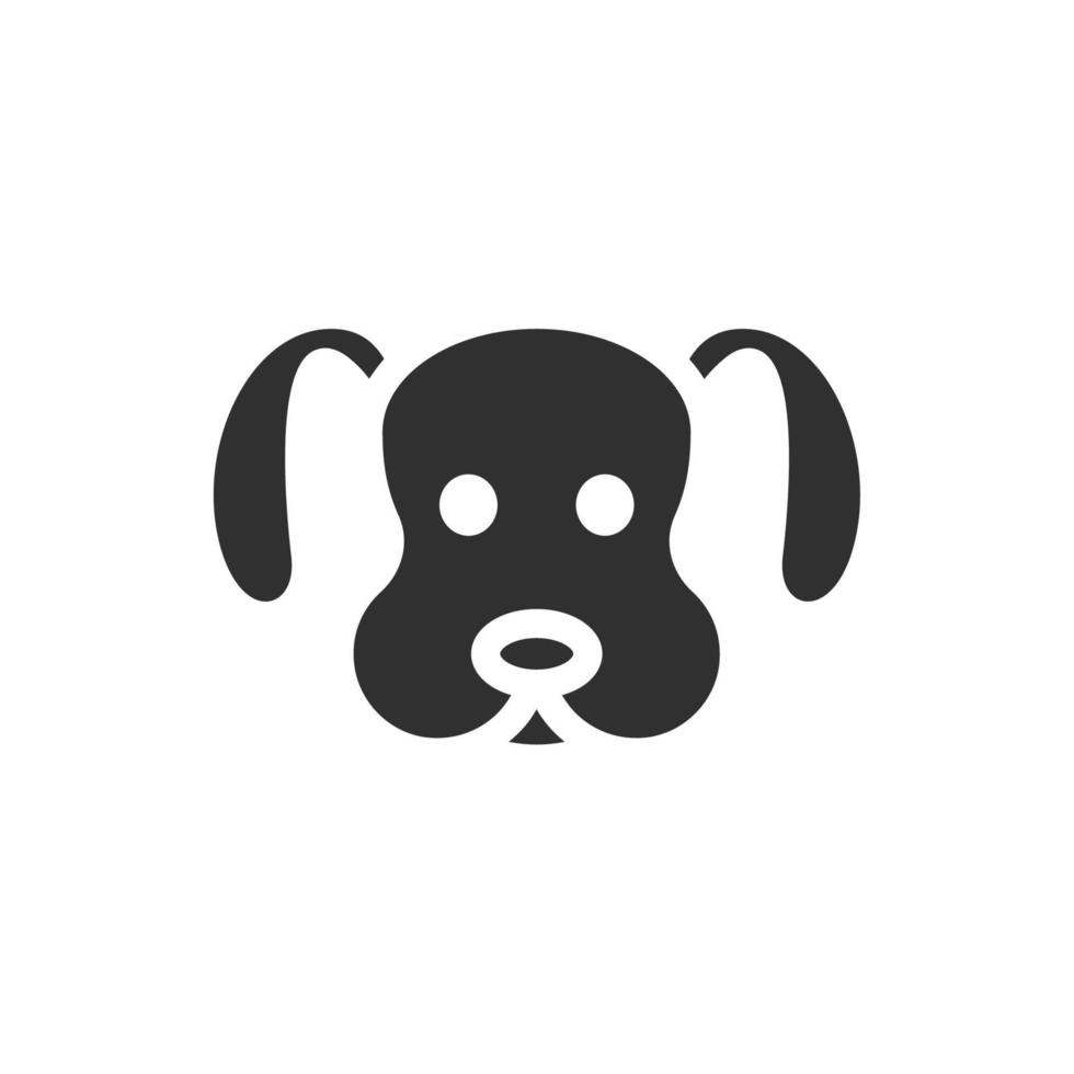 Hund Symbol, isoliert Hund Zeichen Symbol, Vektor Illustration