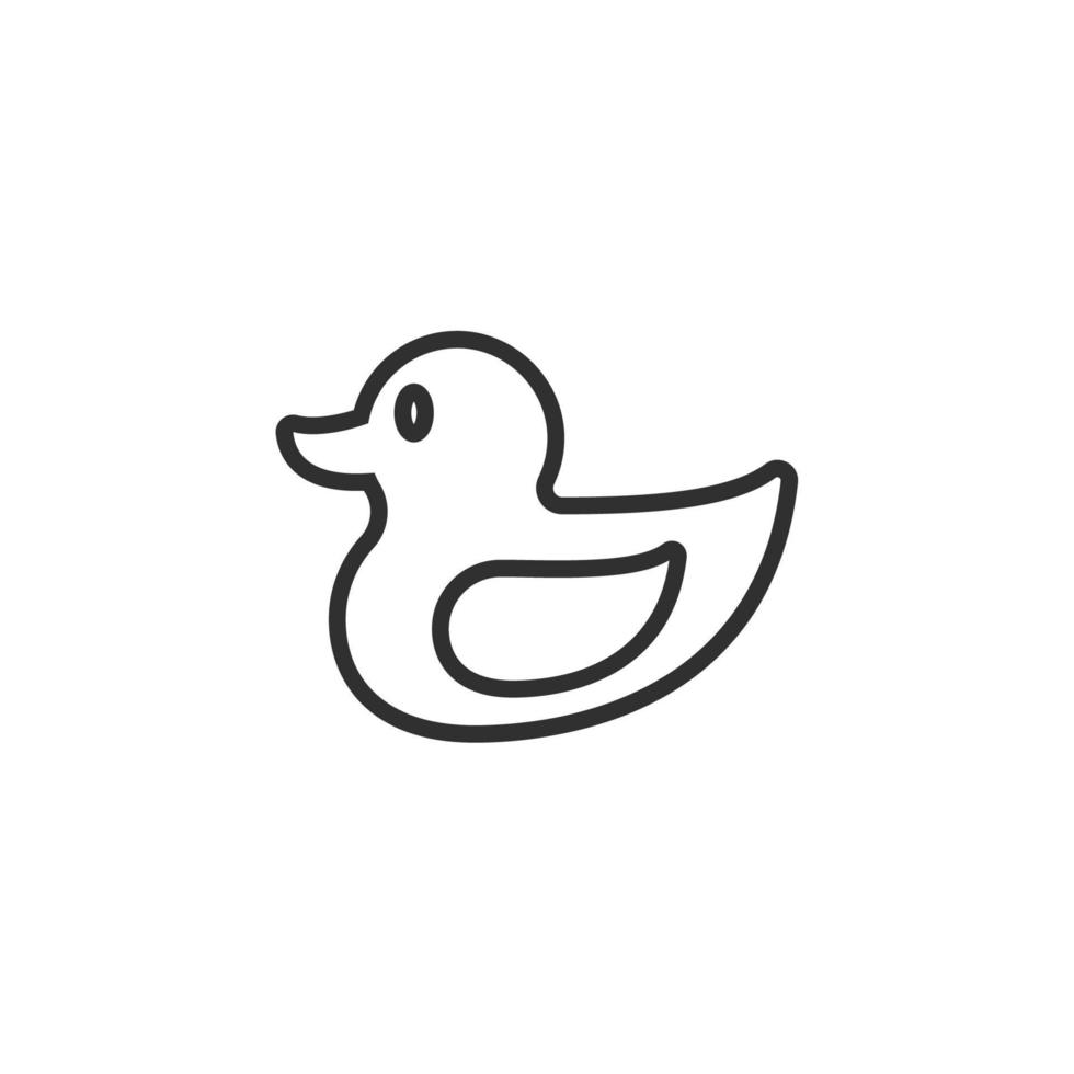 Ente Symbol, isoliert Ente Zeichen Symbol, Vektor Illustration