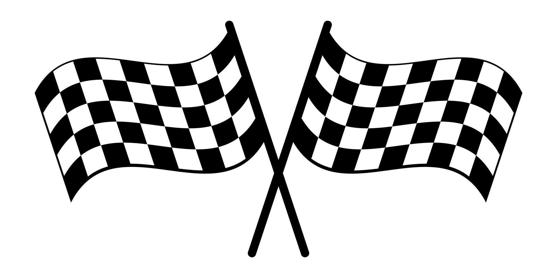 Avsluta flagga ikon. Avsluta linje Framgång begrepp. Avsluta baner hastighet flagga. konkurrens sport lopp flagga symbol. Start och vinnare Avsluta baner tävlings grunge flagga däck Spår checker märken, löpare sport. vektor