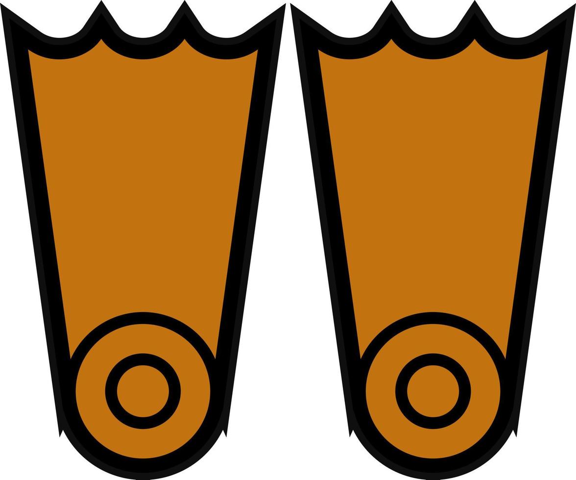 Flossen Vektor Symbol Design