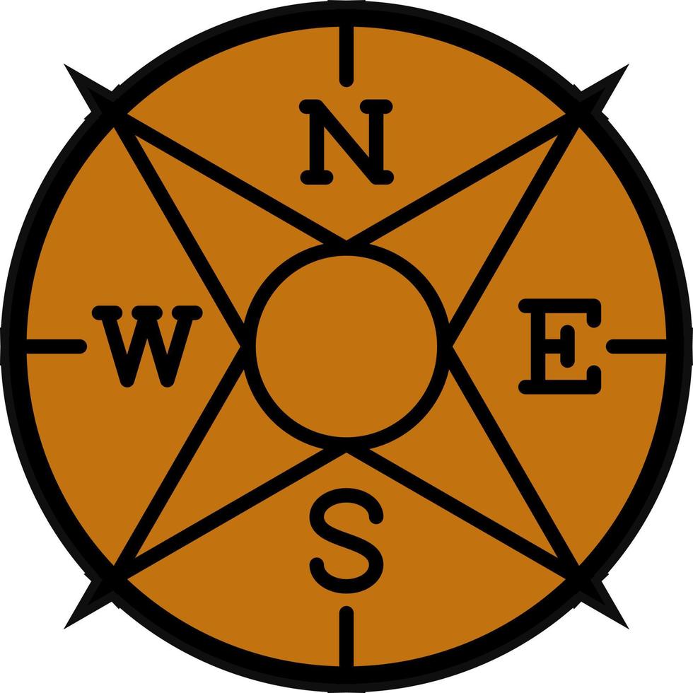 Windrose Vektor Symbol Design