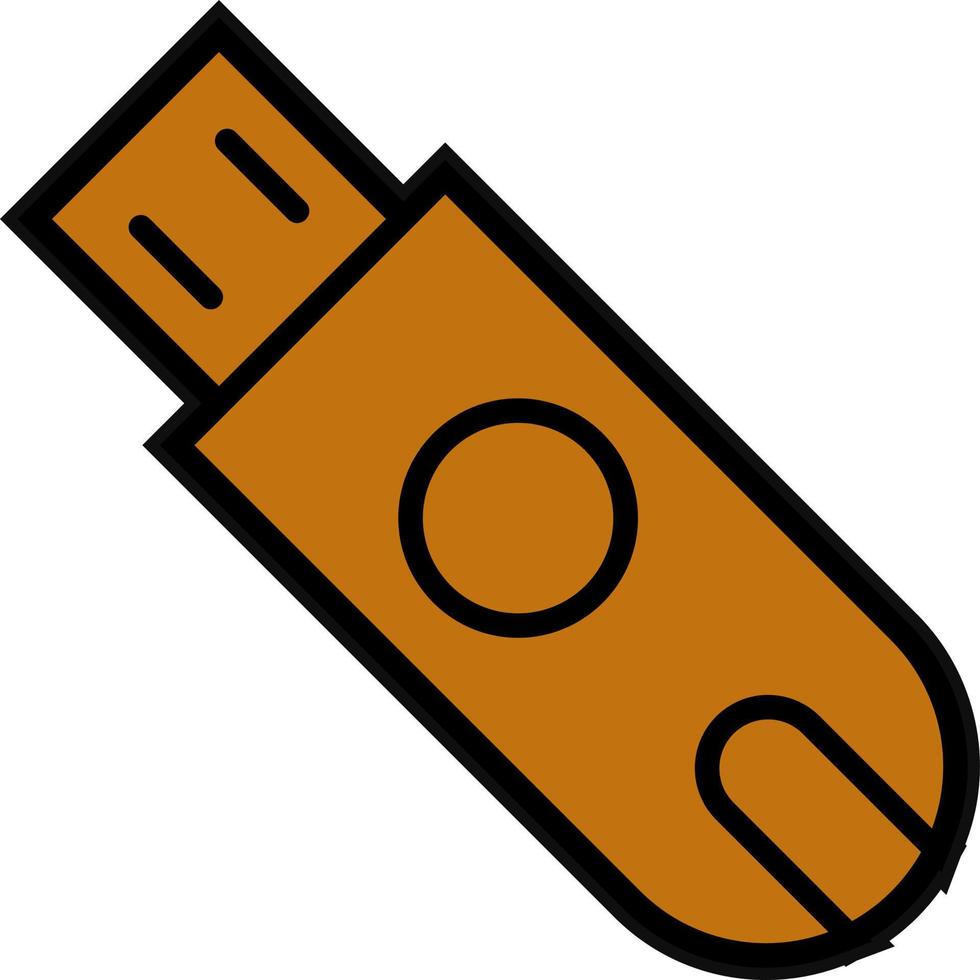 USB-Vektor-Icon-Design vektor