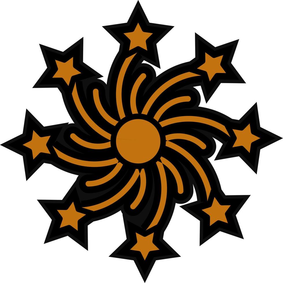 Feuerwerk Vektor Symbol Design