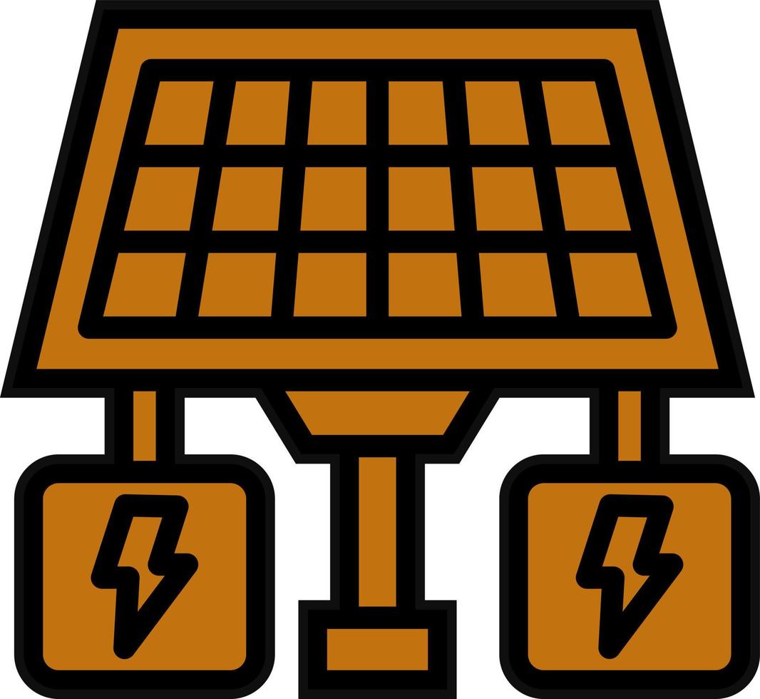 Solar- Leistung Vektor Symbol Design