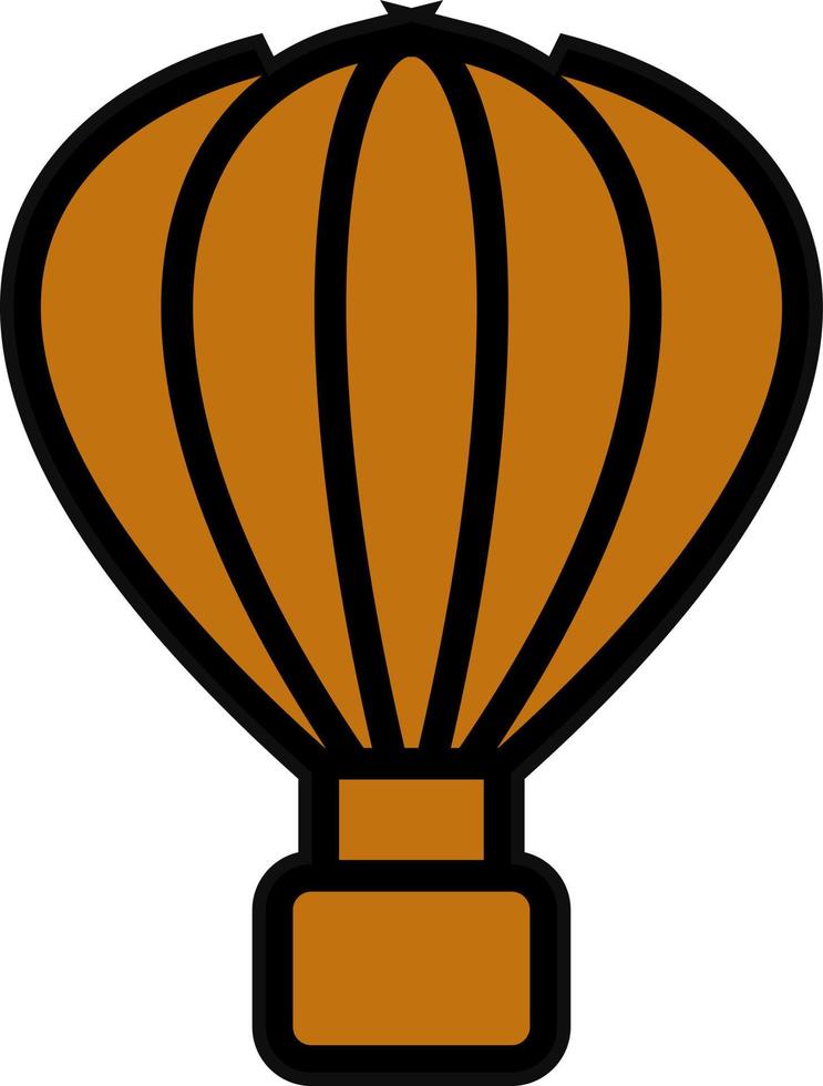 Luftballon-Vektor-Icon-Design vektor