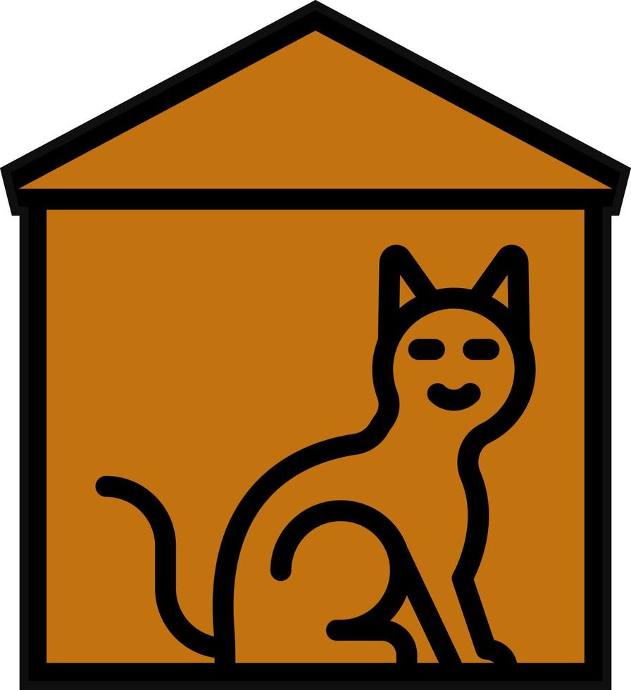 Haustier Haus Vektor Symbol Design