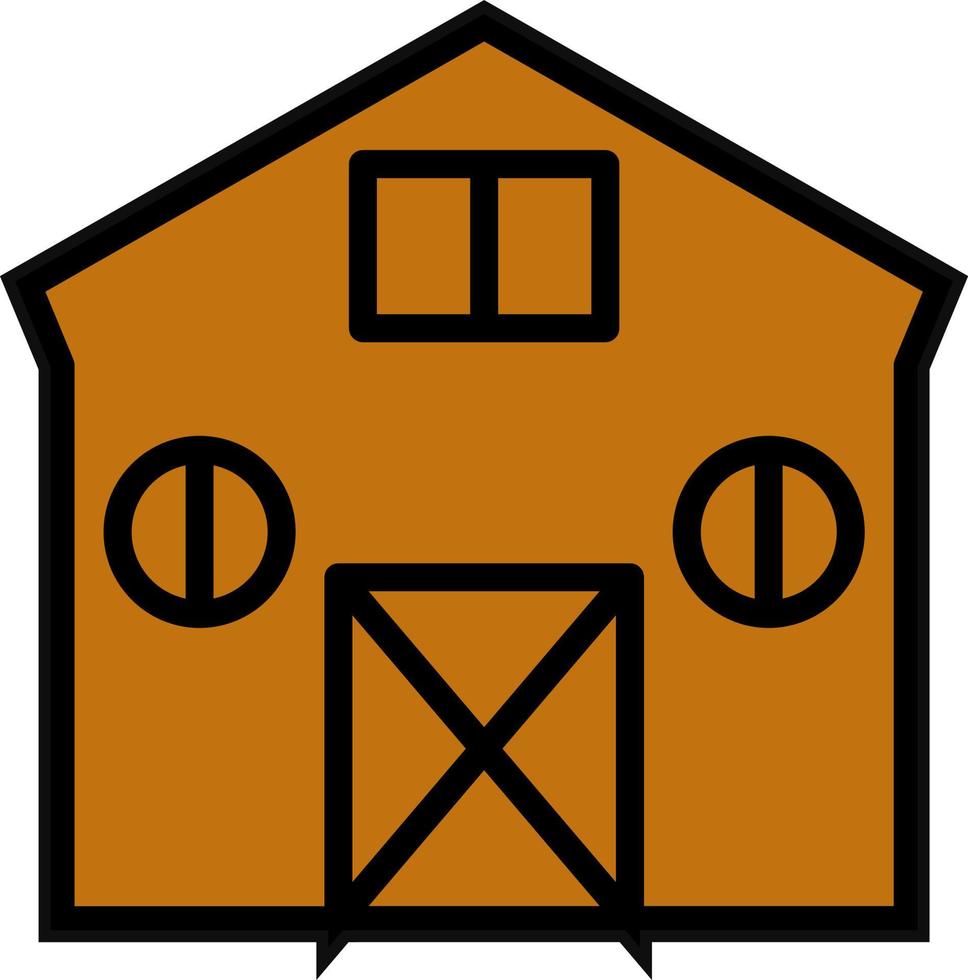 ladugård vektor ikon design