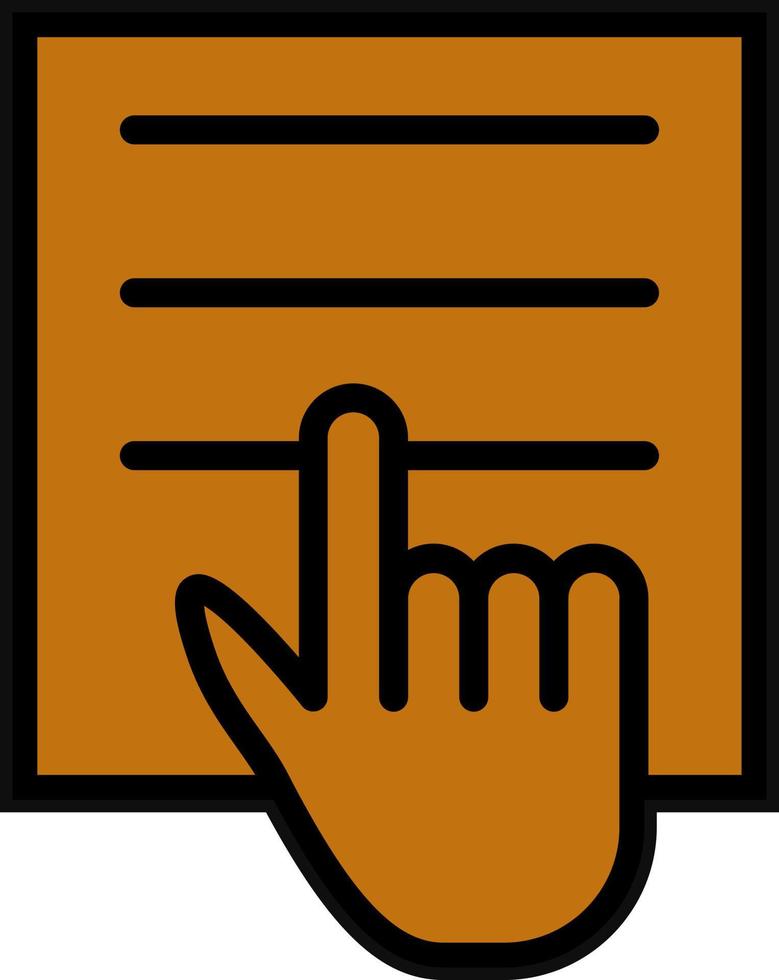 Studie Hand Vektor Symbol Design