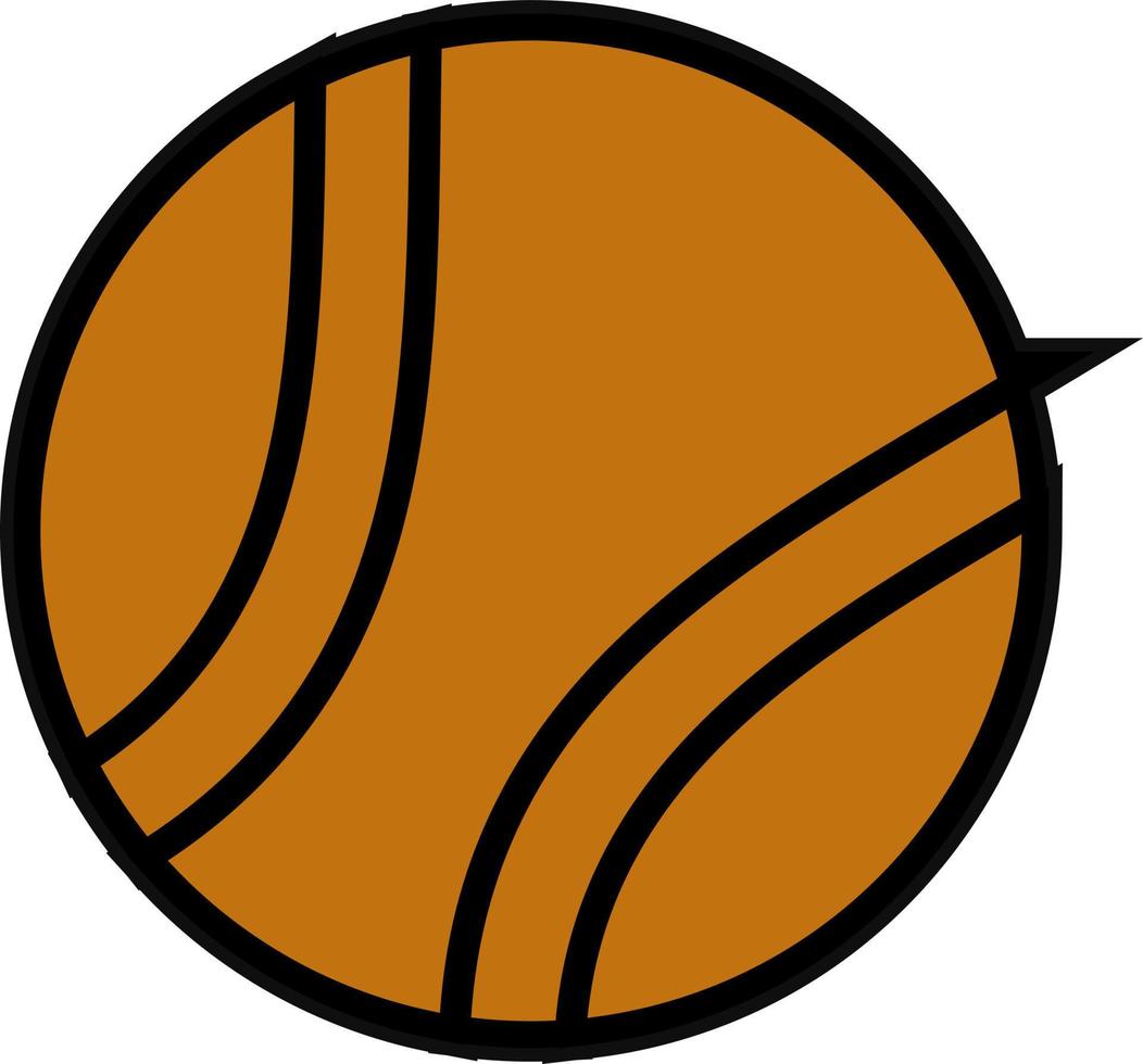 Tennis Ball Vektor Symbol Design