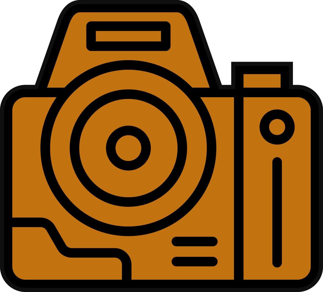 Avancerad kamera vektor ikon design