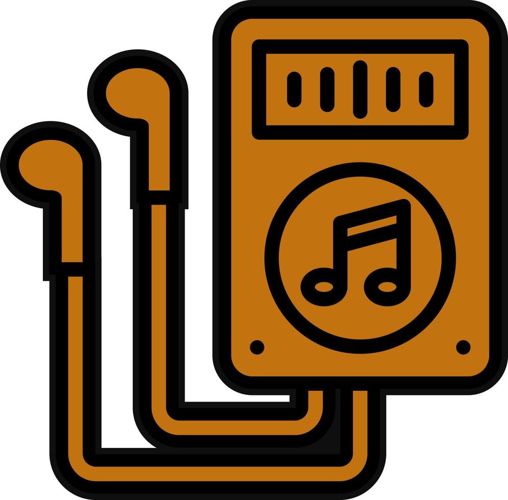 Musik-Player-Vektor-Icon-Design vektor