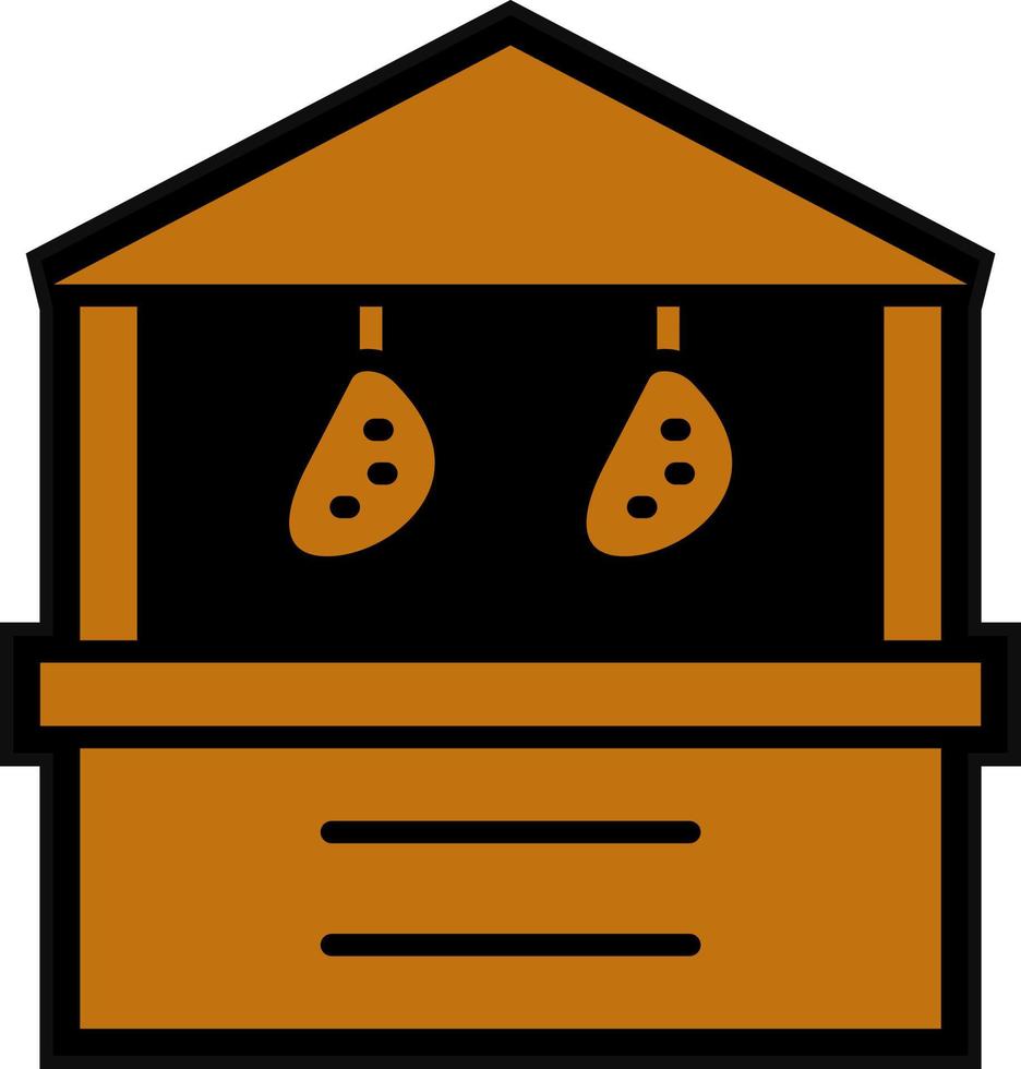 Fleisch Stall Vektor Symbol Design