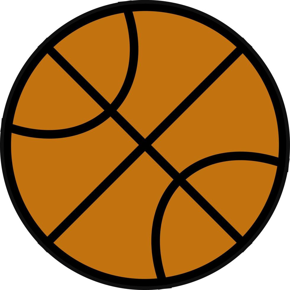 Basketball-Vektor-Icon-Design vektor