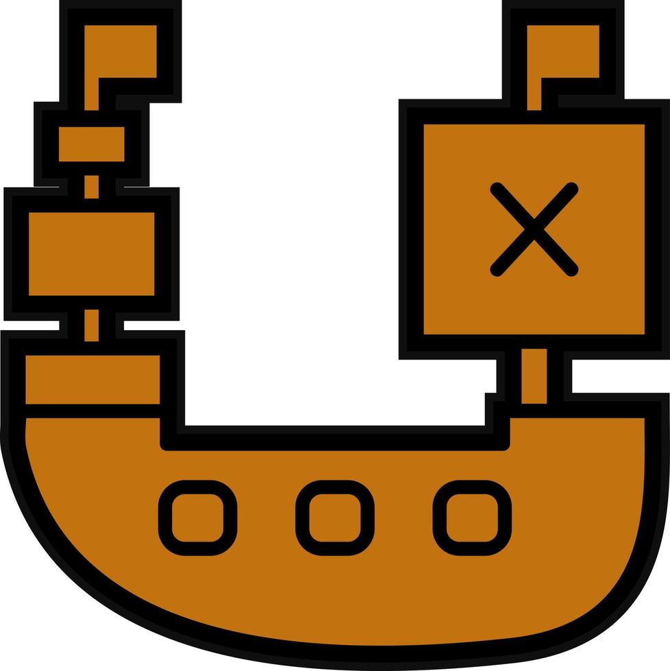 Pirat Schiff Vektor Symbol Design