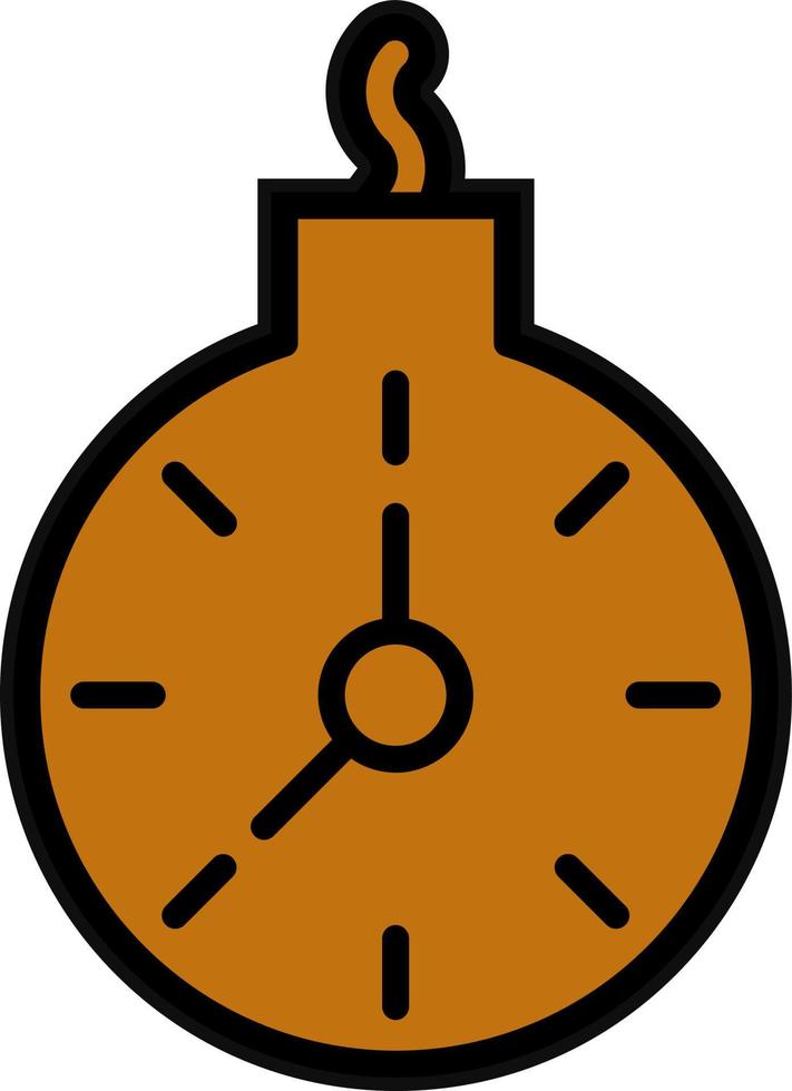 Deadline-Vektor-Icon-Design vektor