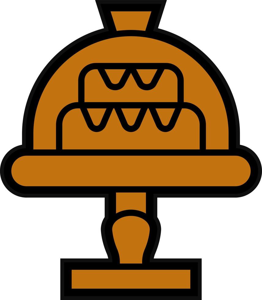 Kuchen Kuppel Vektor Symbol Design