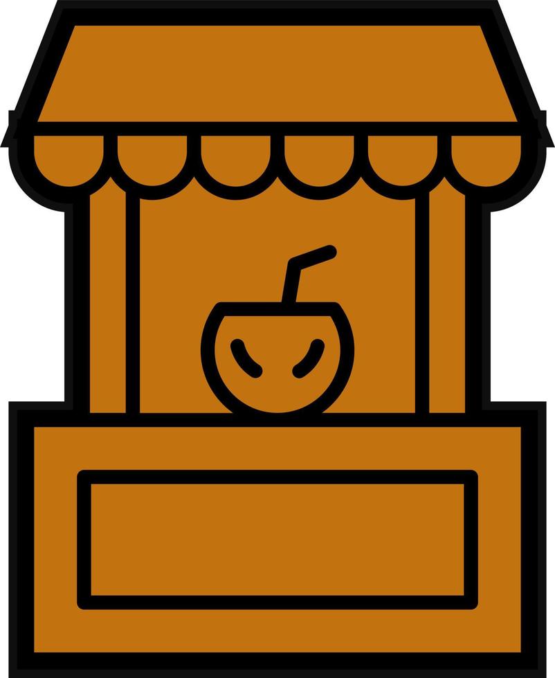 Getränke Stall Vektor Symbol Design