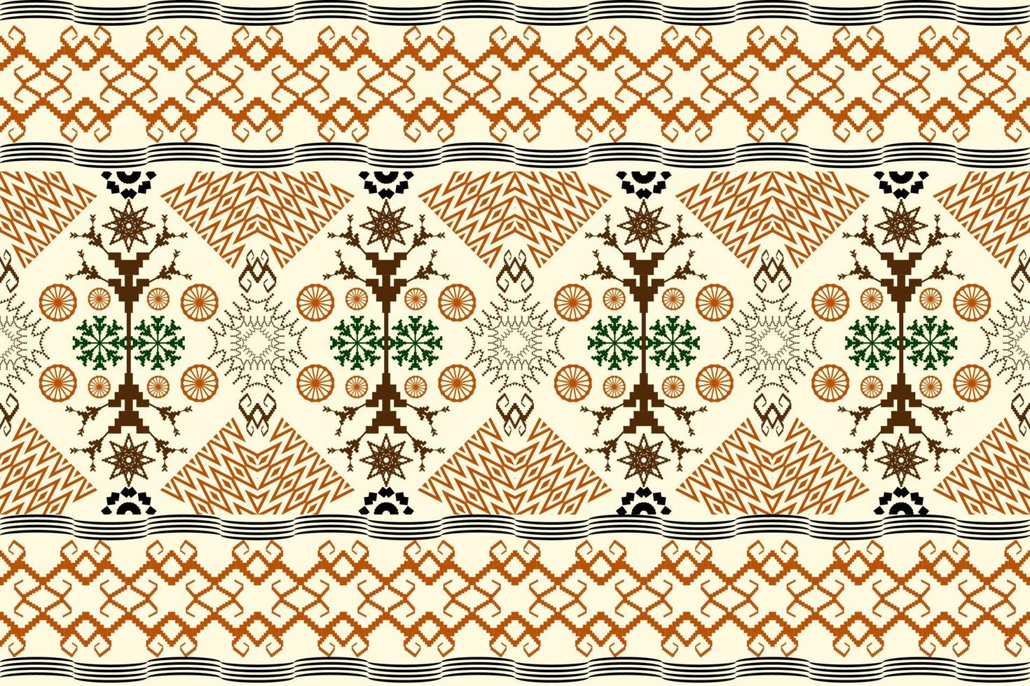 geometrisches ethnisches orientalisches traditionelles kunstmuster. figur stammesstickerei style.design für ethnischen hintergrund, tapete, kleidung, verpackung, stoff, element, sarong, vektorillustration vektor