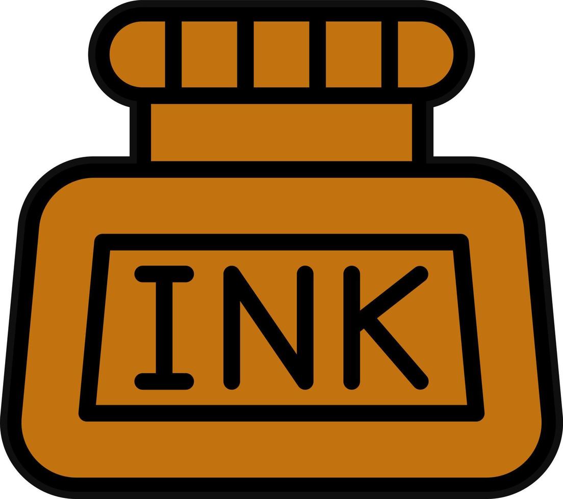 Tintenvektor-Icon-Design vektor