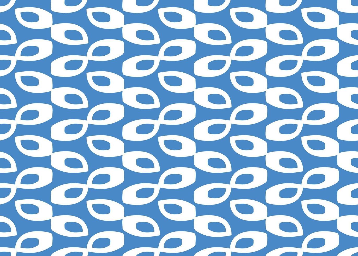 Vektor Textur Hintergrund, nahtloses Muster. handgezeichnete, blaue, weiße Farben.