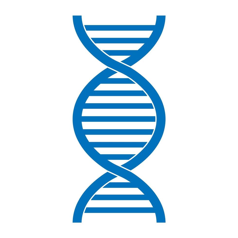 medicinsk vetenskaplig tvinnad helix struktur abstrakt modell av DNA-gener vektor
