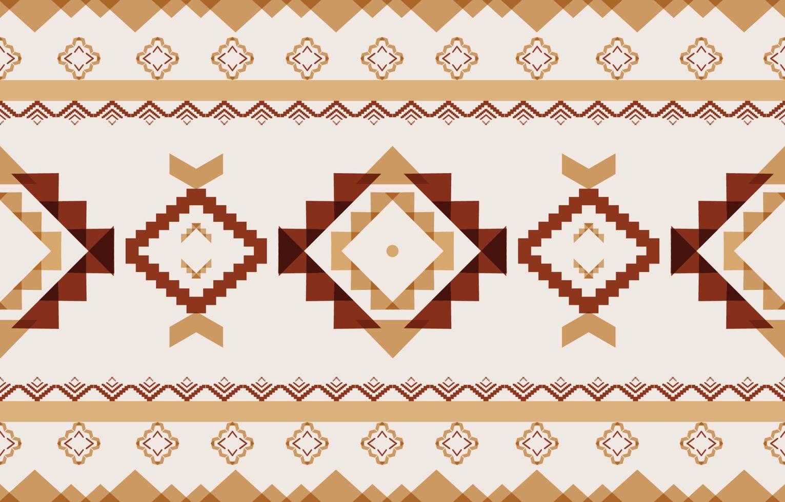 navajo native american tyg sömlösa mönster, geometrisk tribal etnisk traditionell bakgrund, designelement, design för matta, tapeter, kläder, matta, interiör, broderi vektorillustration. vektor