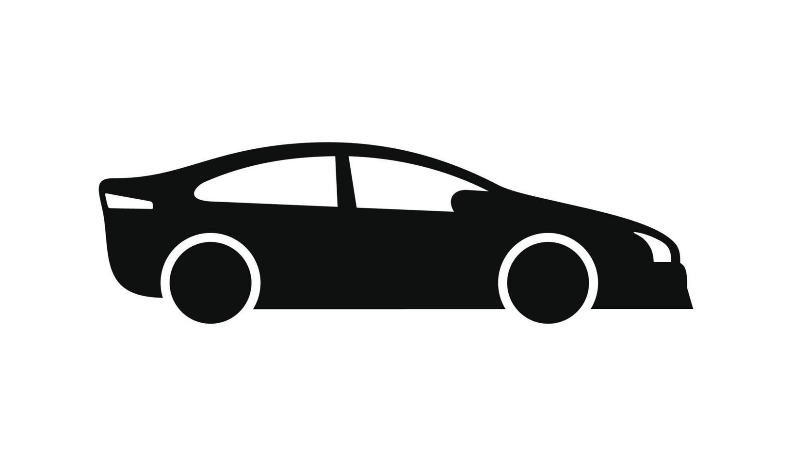 Auto Symbol isoliert auf Weiß Hintergrund vektor