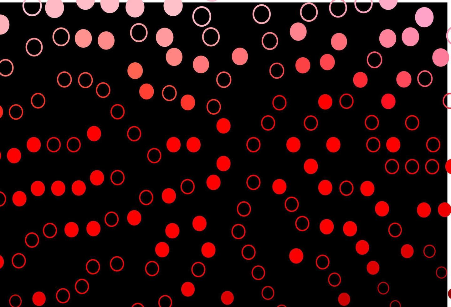 mörk röd vektormall med cirklar. vektor