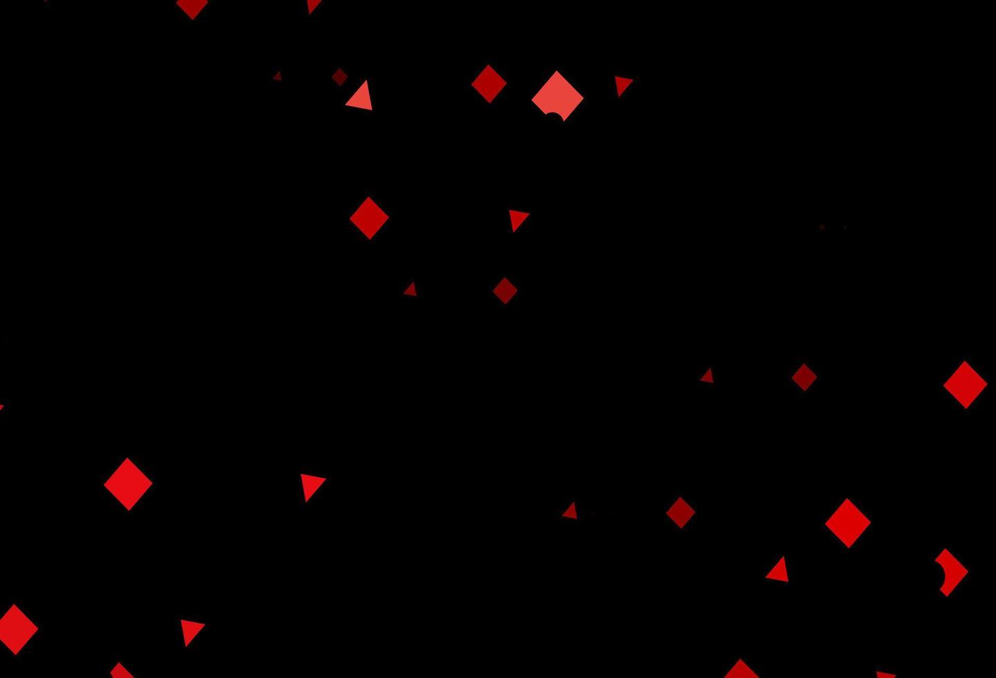 mörkrött vektoromslag i polygonal stil med cirklar. vektor