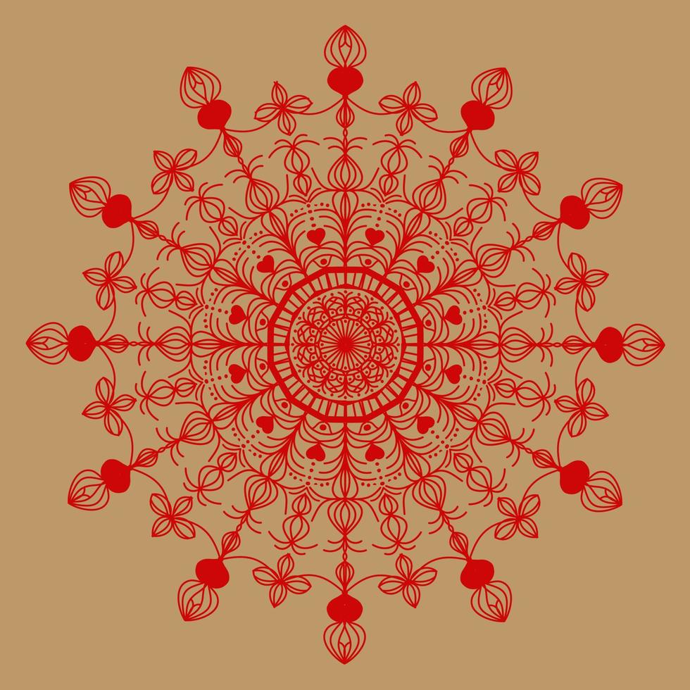 mandala cirkel mönster årgång dekorativ mönster indisk hud målning tatuering orientalisk konst vektor