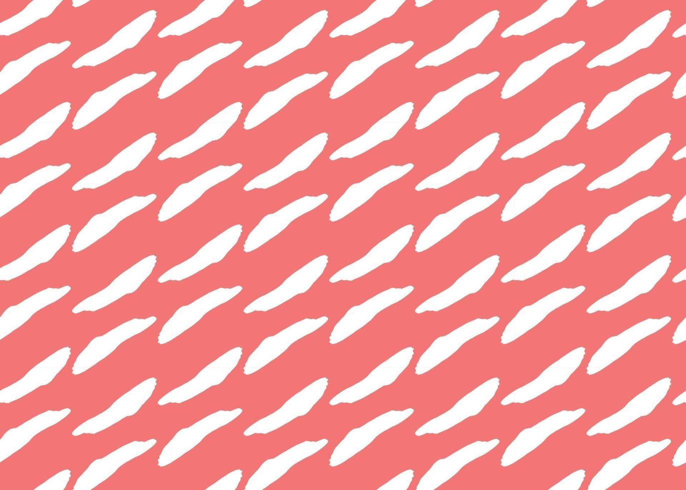 Vektor Textur Hintergrund, nahtloses Muster. handgezeichnete, rote, weiße Farben.