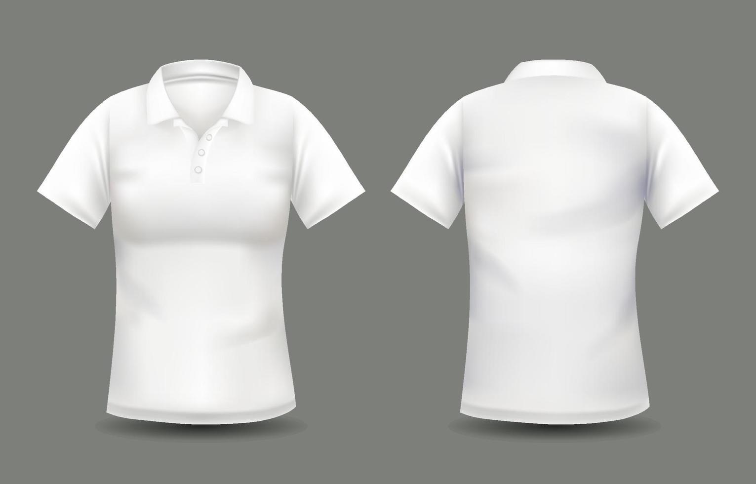 3d Polo T-Shirt zum Männer Vorlage vektor