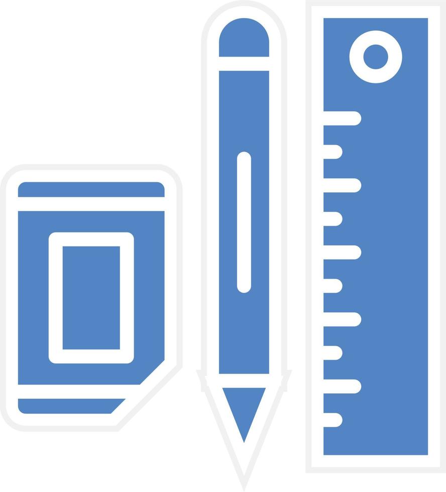 skola leveranser vektor ikon design