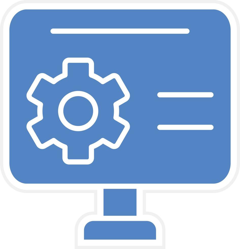 programvara utveckling vektor ikon design