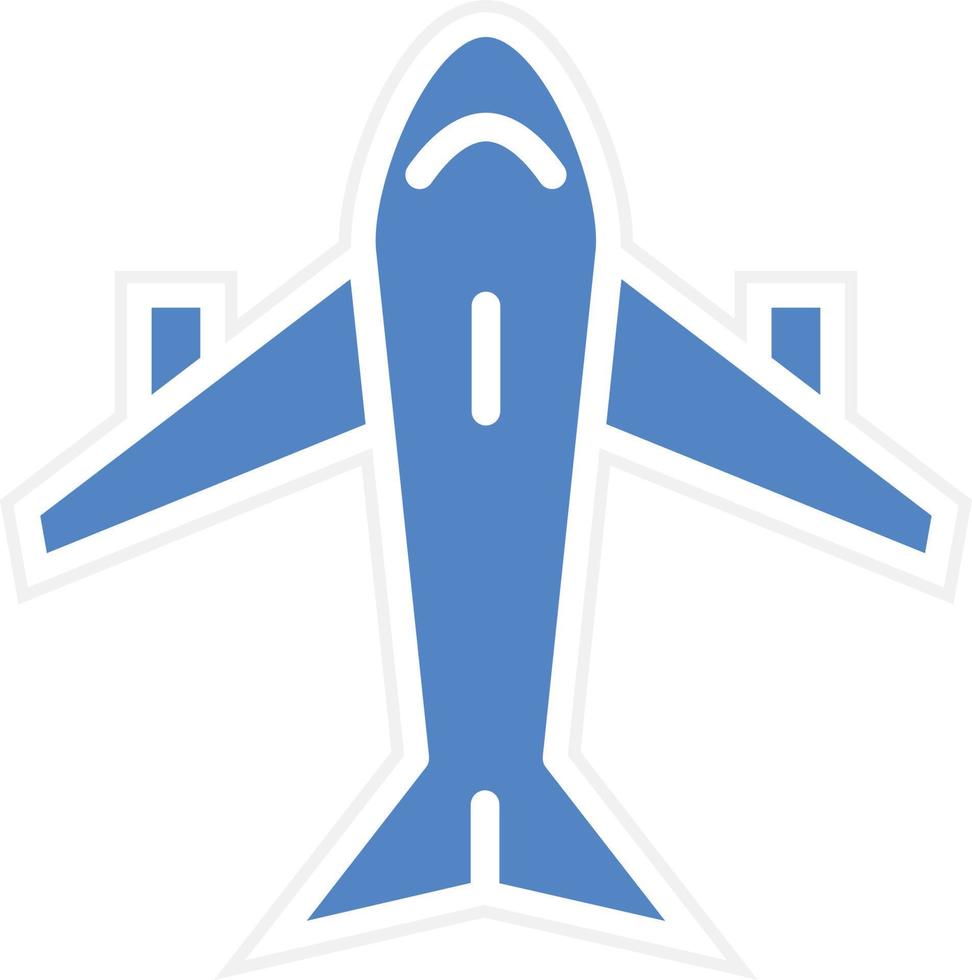 Flugzeug-Vektor-Icon-Design vektor