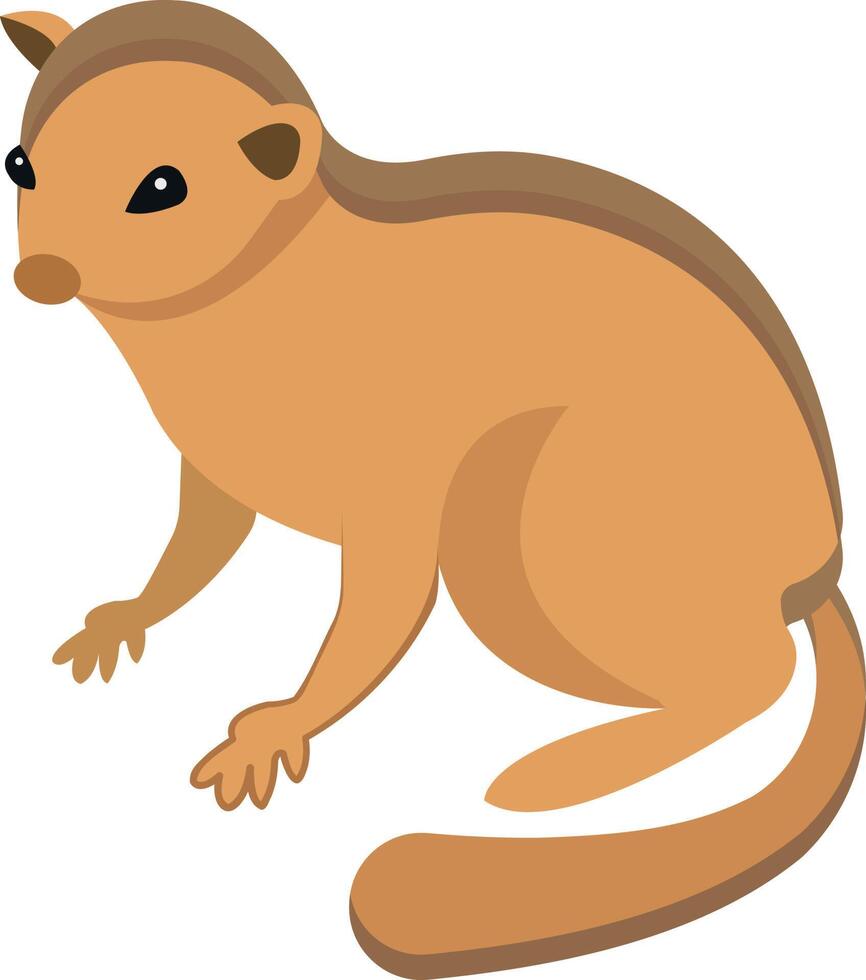 Eichhörnchen-Vektorillustration auf einem Hintergrund. Premium-Qualitätssymbole. Vektorsymbole für Konzept und Grafikdesign. vektor