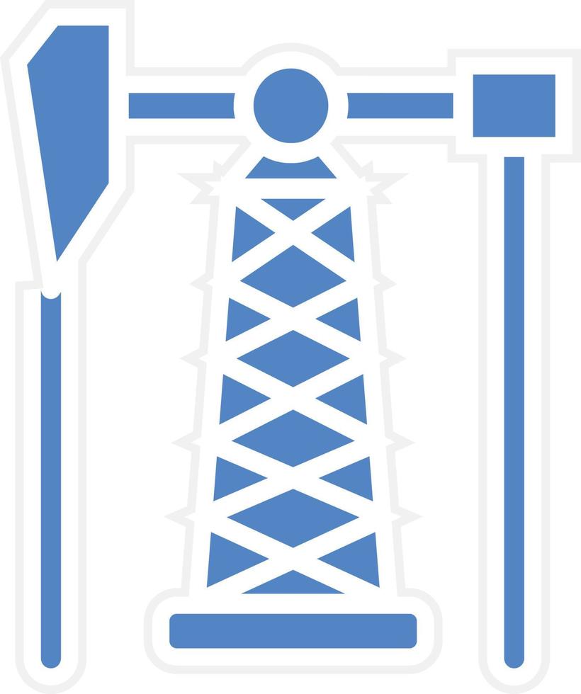 Ölpumpen-Vektor-Icon-Design vektor