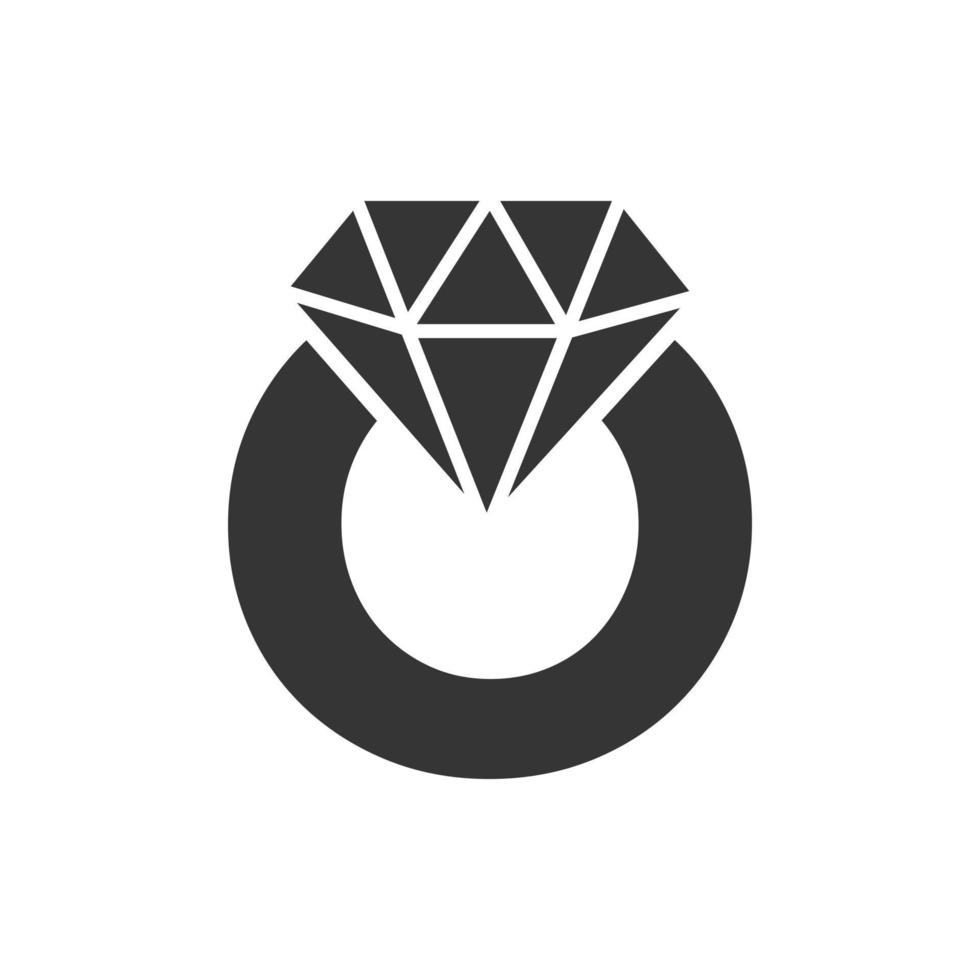 Brief Ö Diamant Logo Design. Schmuck Logo mit Diamant Symbol Vektor Vorlage