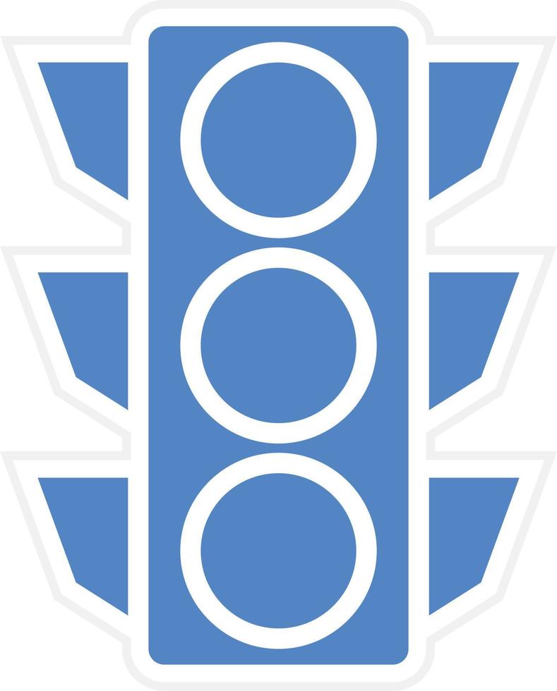 der Verkehr Steuerung Vektor Symbol Design