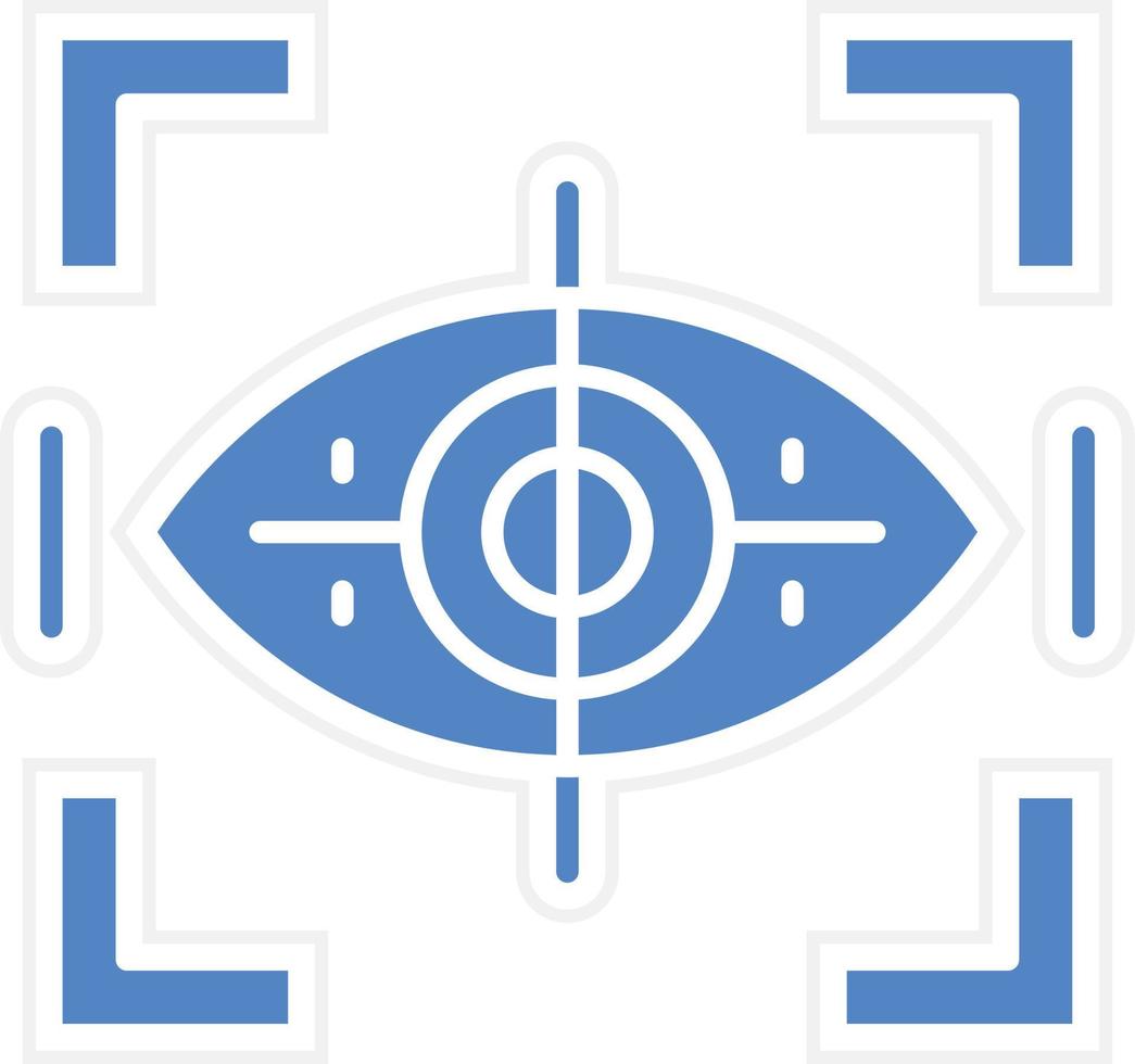 Auge Verfolgung Vektor Symbol Design