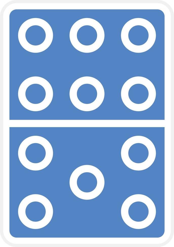 domino vektor ikon design