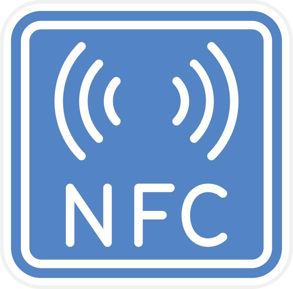nfc vektor ikon design