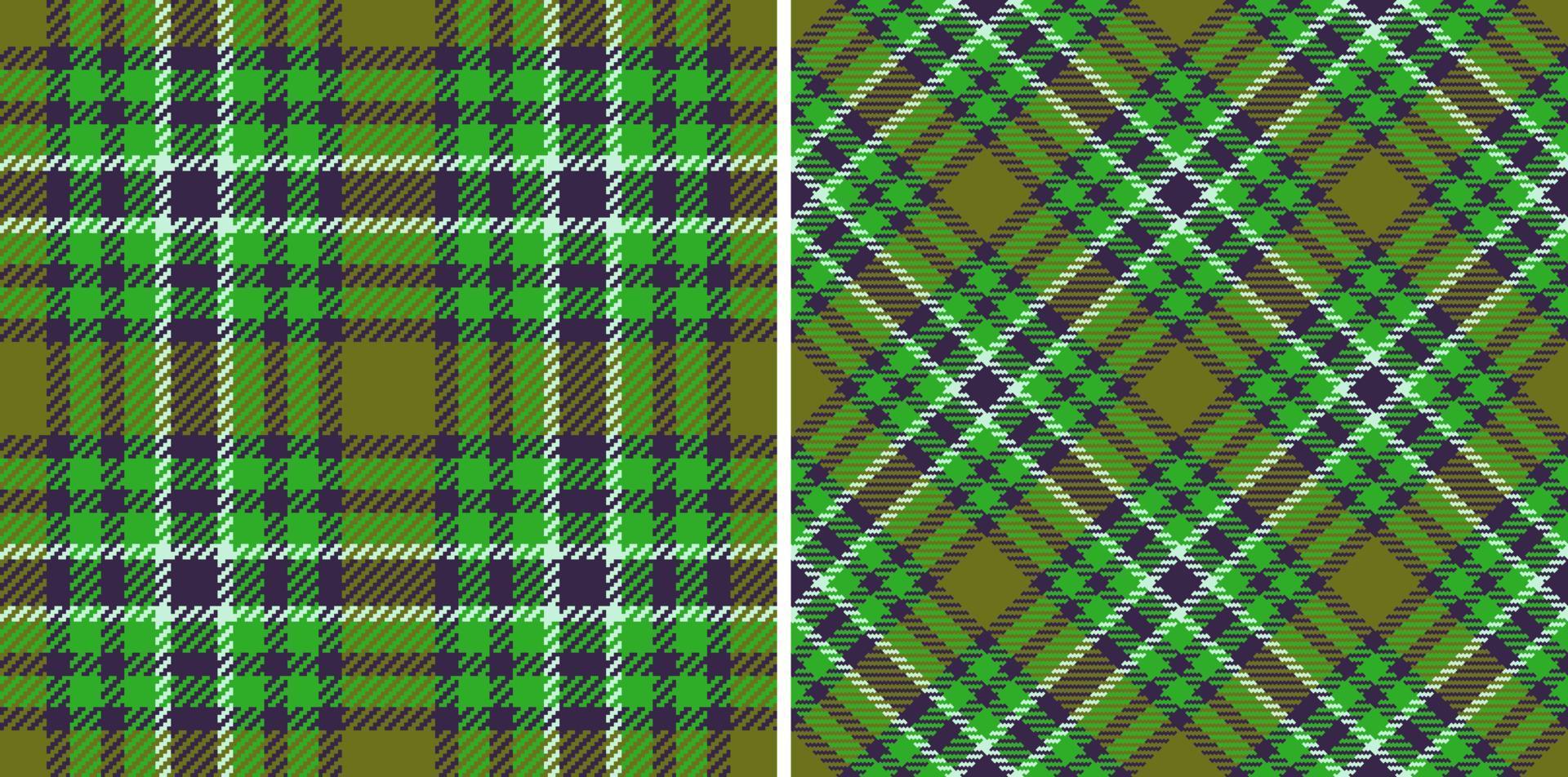 Textur prüfen Plaid. Tartan Textil- Stoff. nahtlos Vektor Hintergrund Muster.