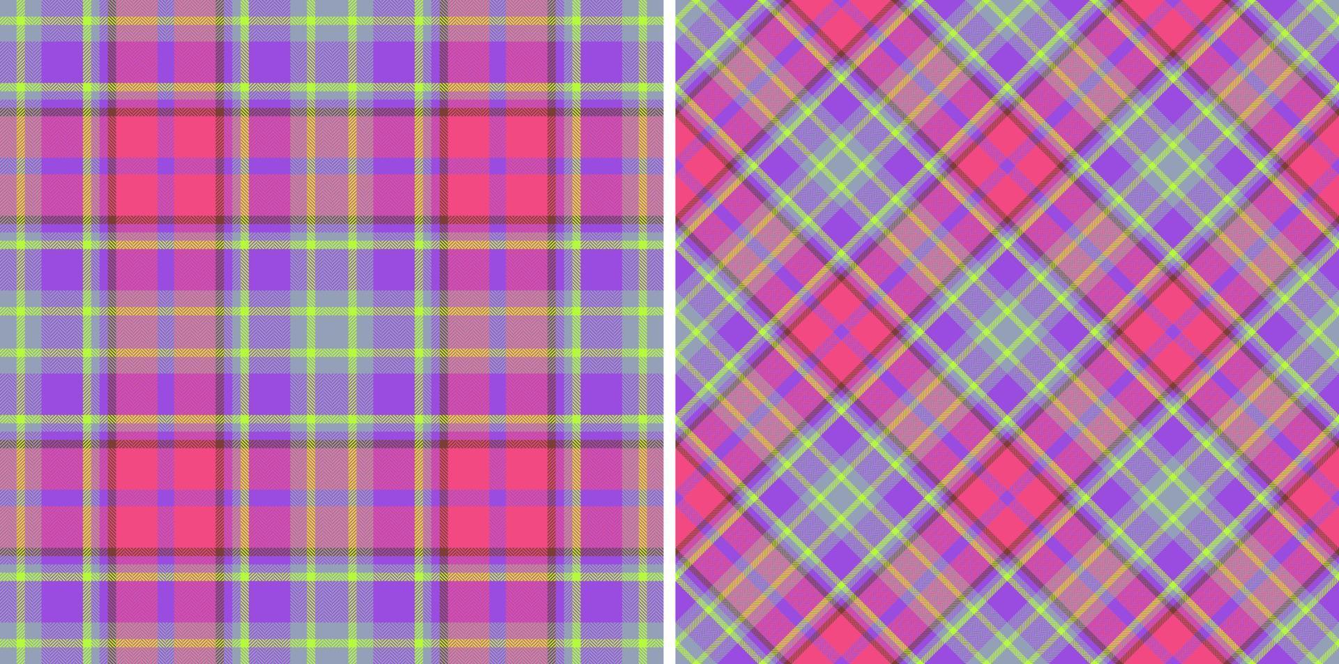 textur mönster tartan. sömlös pläd textil. kolla upp bakgrund vektor tyg.