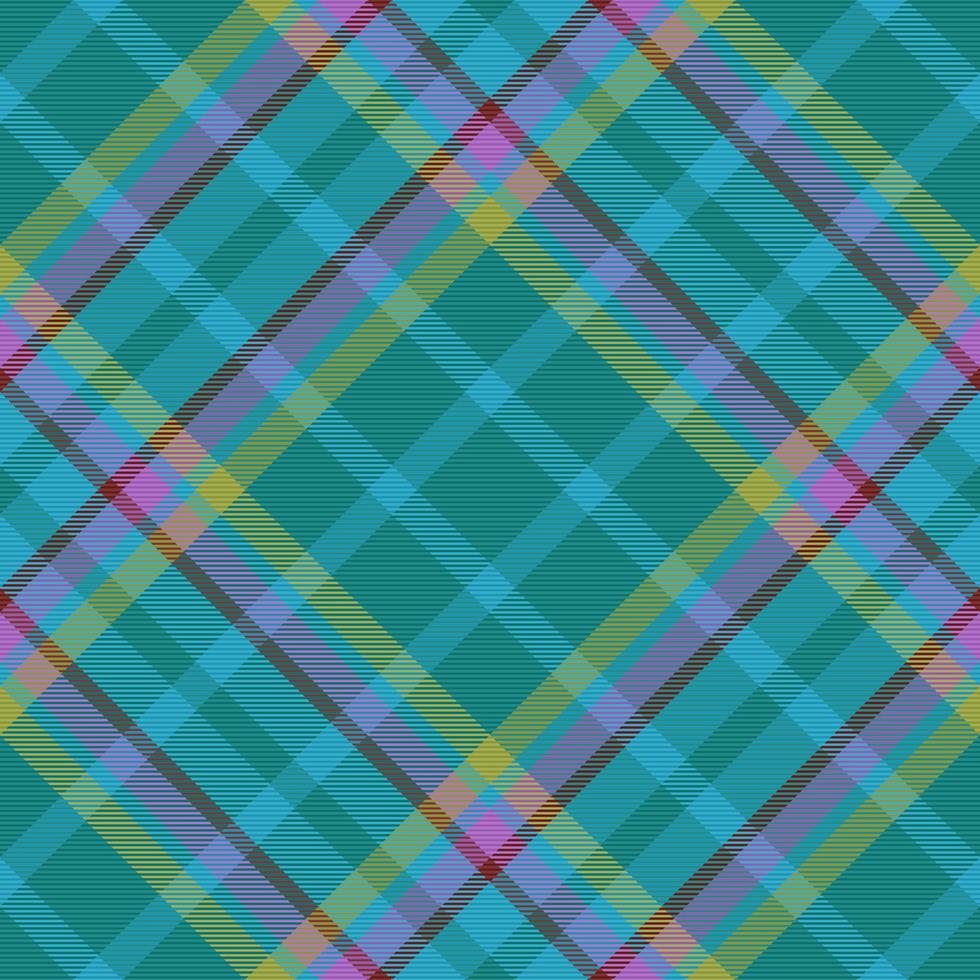 Plaid Muster Textur. Hintergrund nahtlos Stoff. Vektor Tartan Textil- überprüfen.