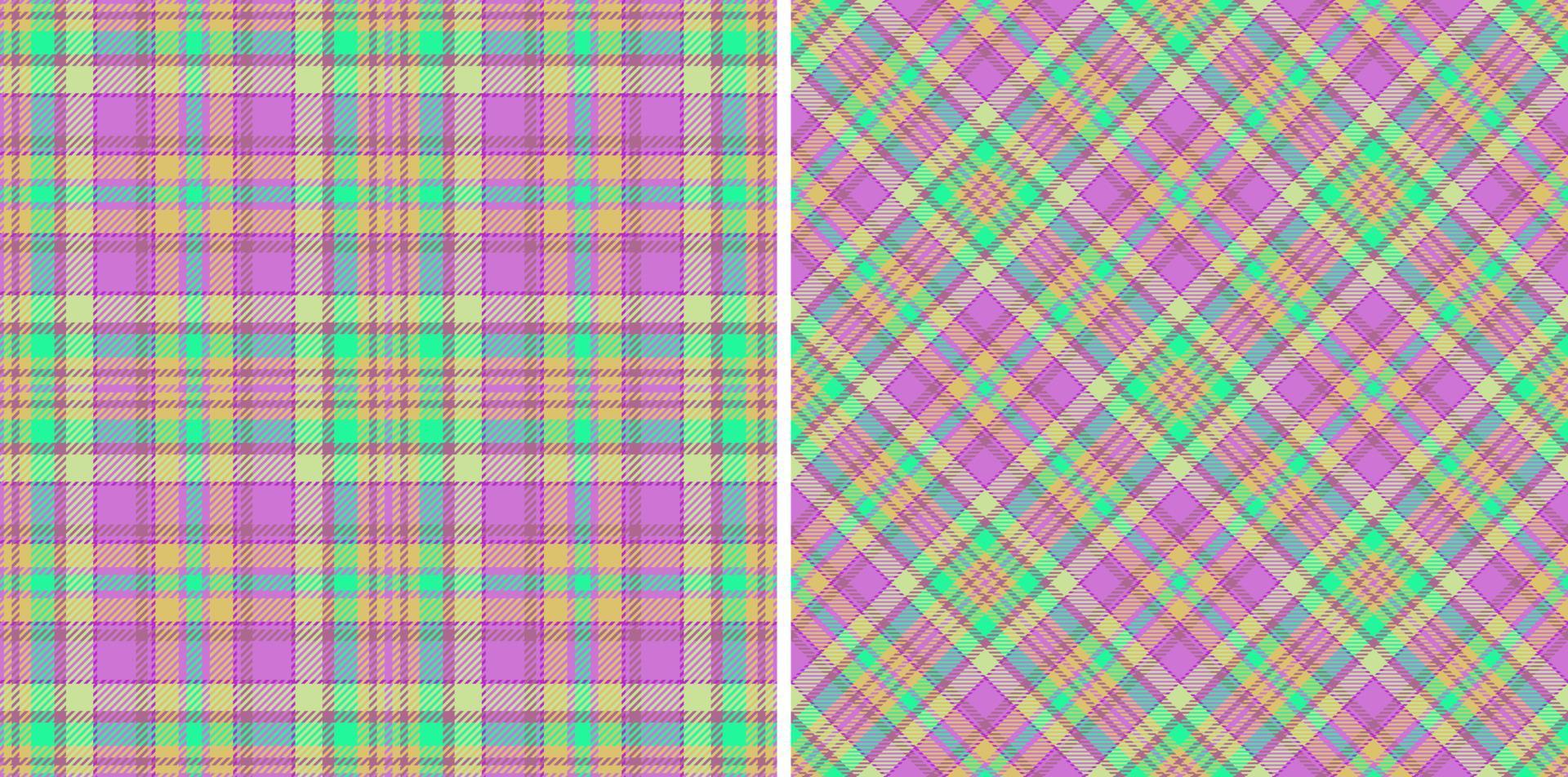 Muster Vektor Textil. Tartan Textur nahtlos. prüfen Plaid Stoff Hintergrund.